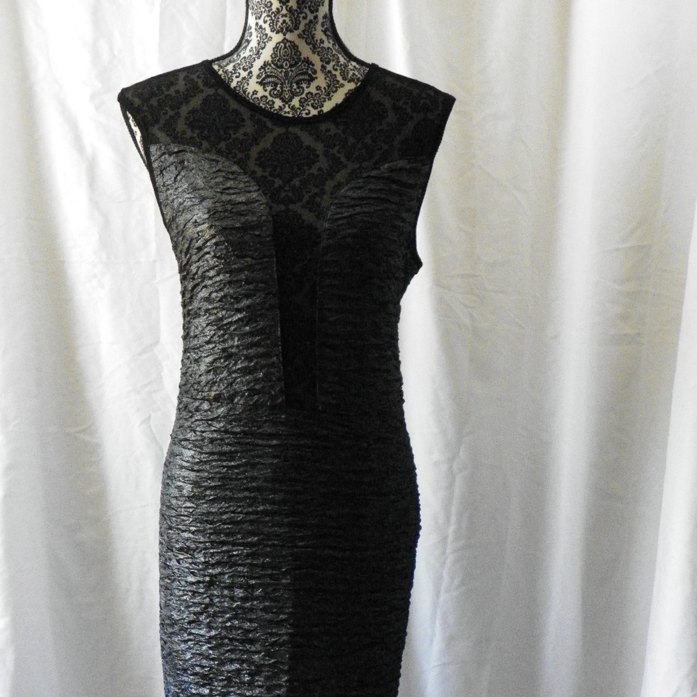 Black cocktail dress
